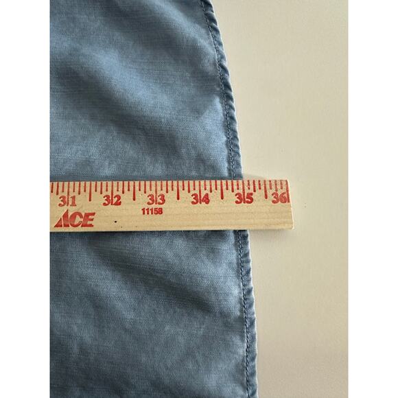 Anthropologie Holding Horses Sz L Embroidered Chambray Dress Lyocell Western - Picture 8 of 12